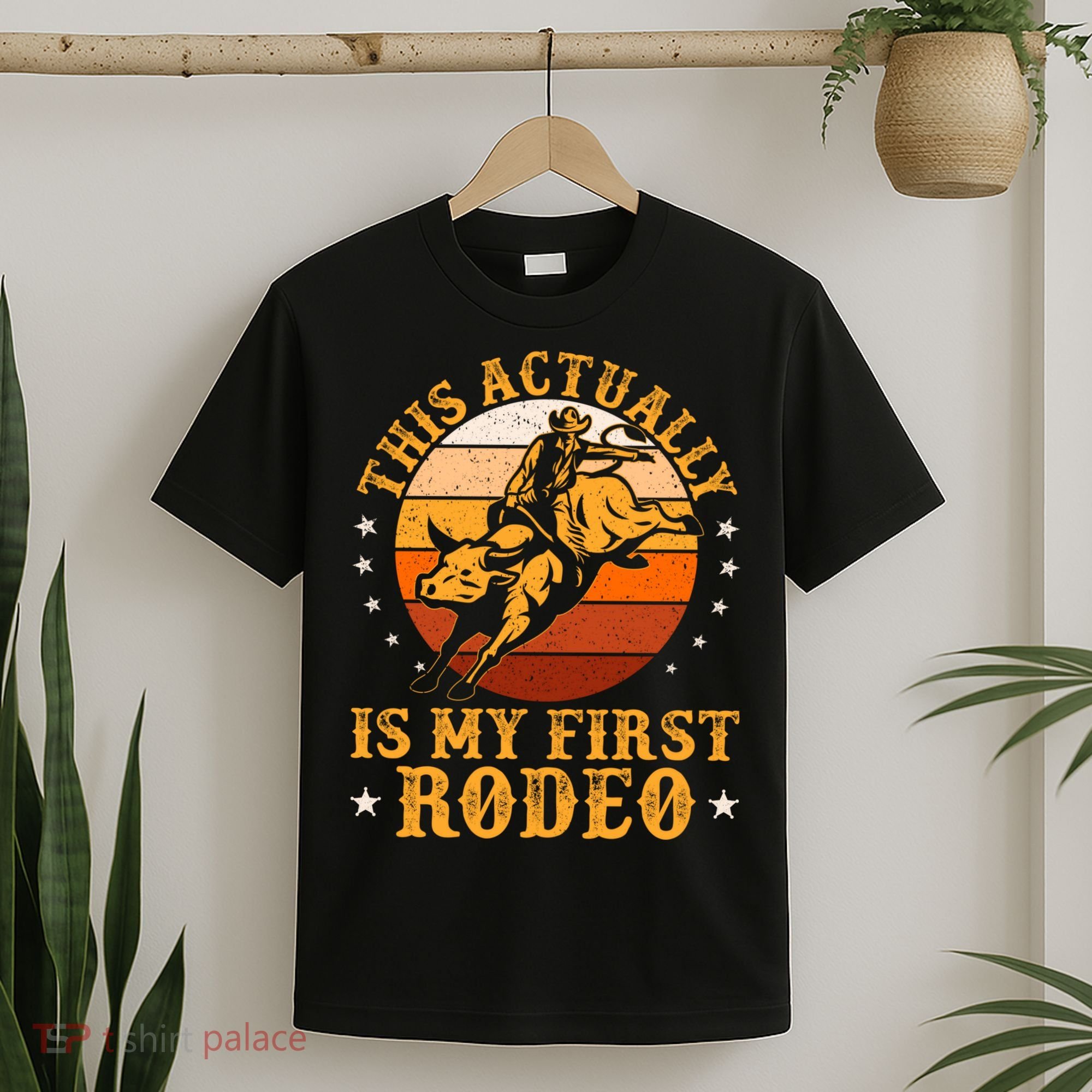 This Actually Is My First Rodeo Country Life Howdy Vintage T-Shirt