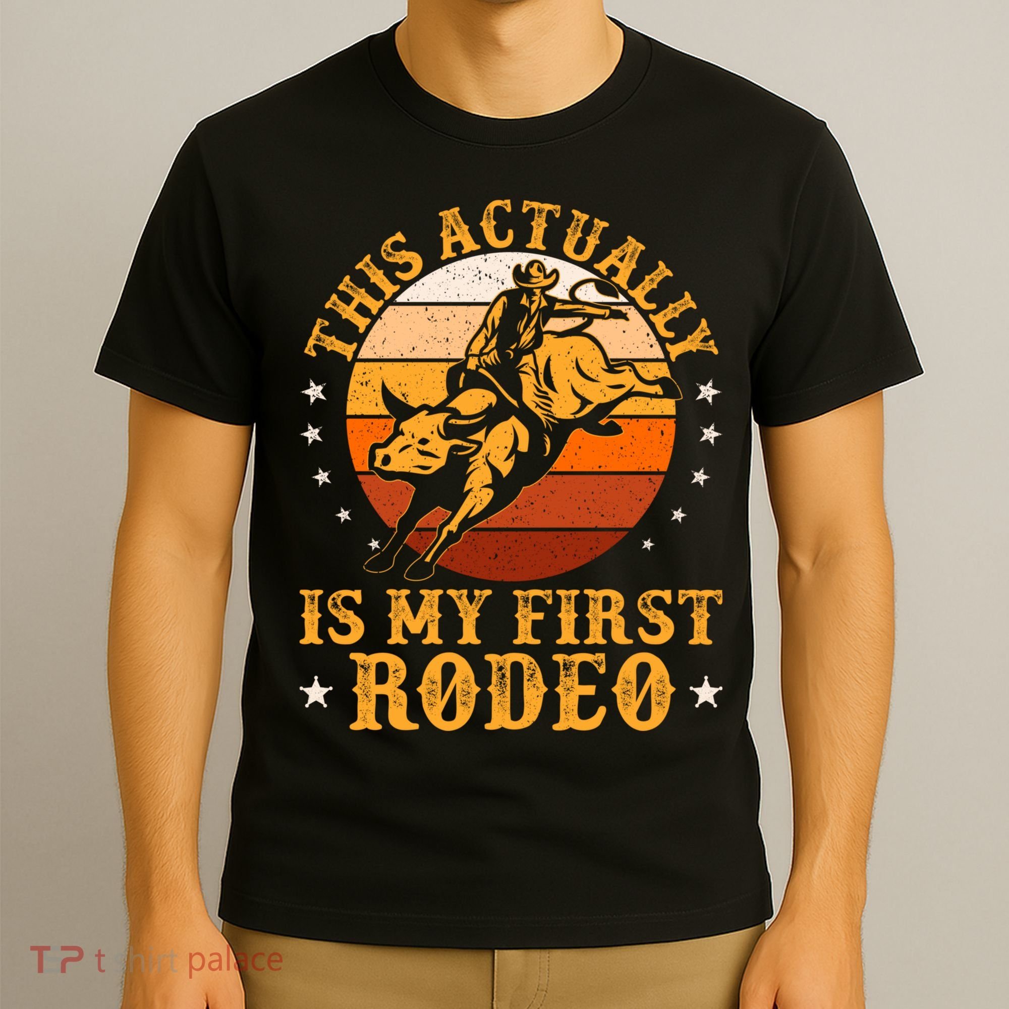 This Actually Is My First Rodeo Country Life Howdy Vintage T-Shirt