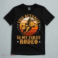 This Actually Is My First Rodeo Country Life Howdy Vintage T-Shirt thumb 5