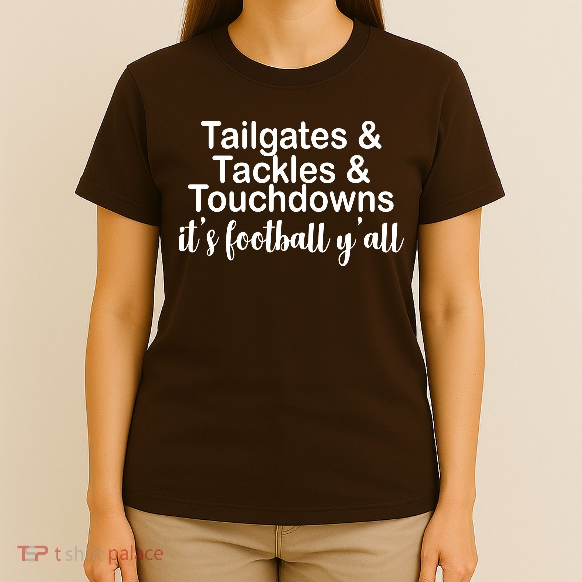 Tailgates Tackles Touchdowns Football All Day T-Shirt