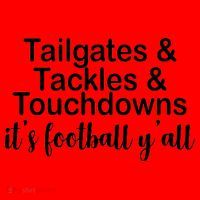 Tailgates Tackles Touchdowns Football All Day Santa Hat thumb 1