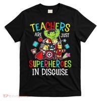 Teachers Are Just Superheroes In Disguise Back To School T-Shirt thumb 0