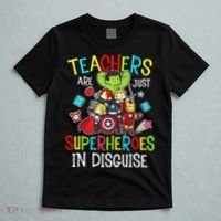 Teachers Are Just Superheroes In Disguise Back To School T-Shirt thumb 5