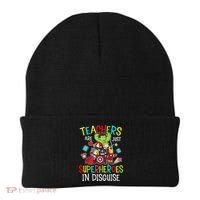 Teachers Are Just Superheroes In Disguise Back To School Beanie thumb 0