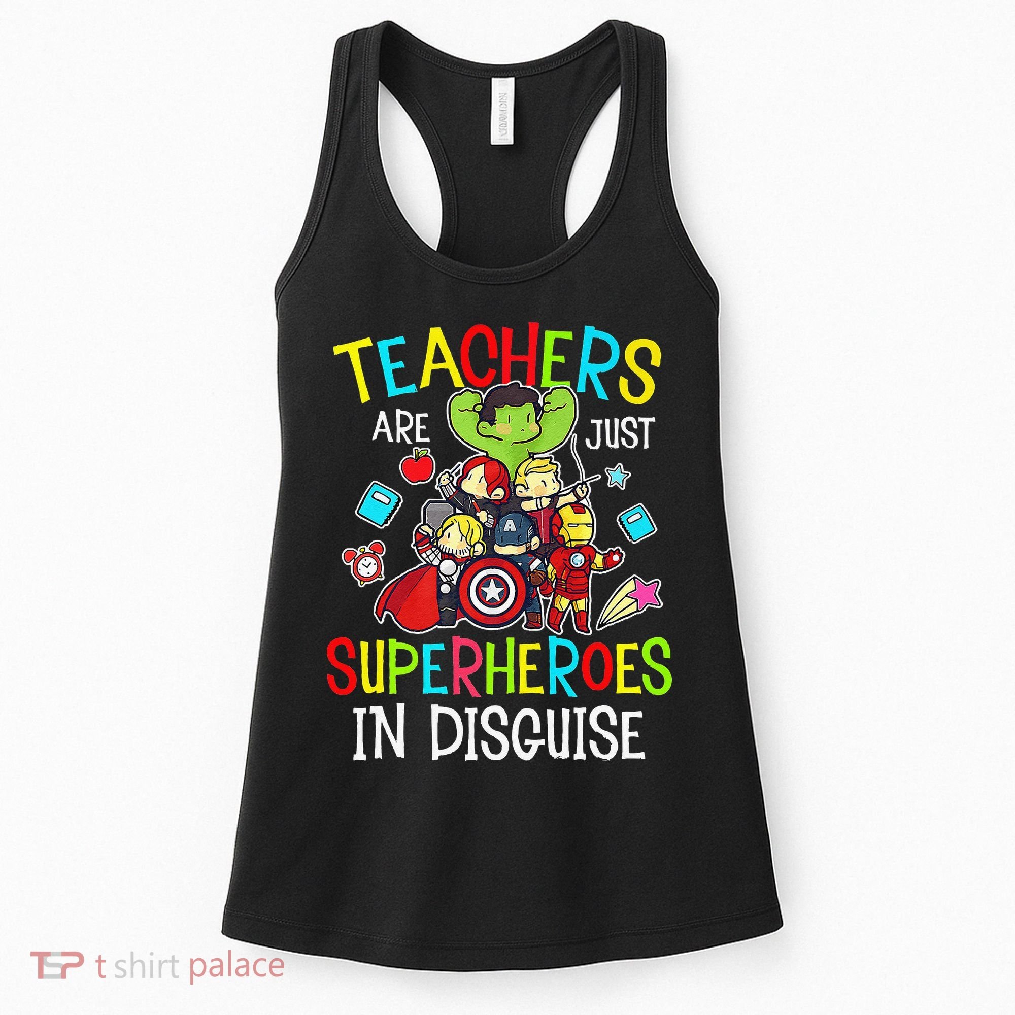 Teachers Are Just Superheroes In Disguise Back To School Women's Tank Top