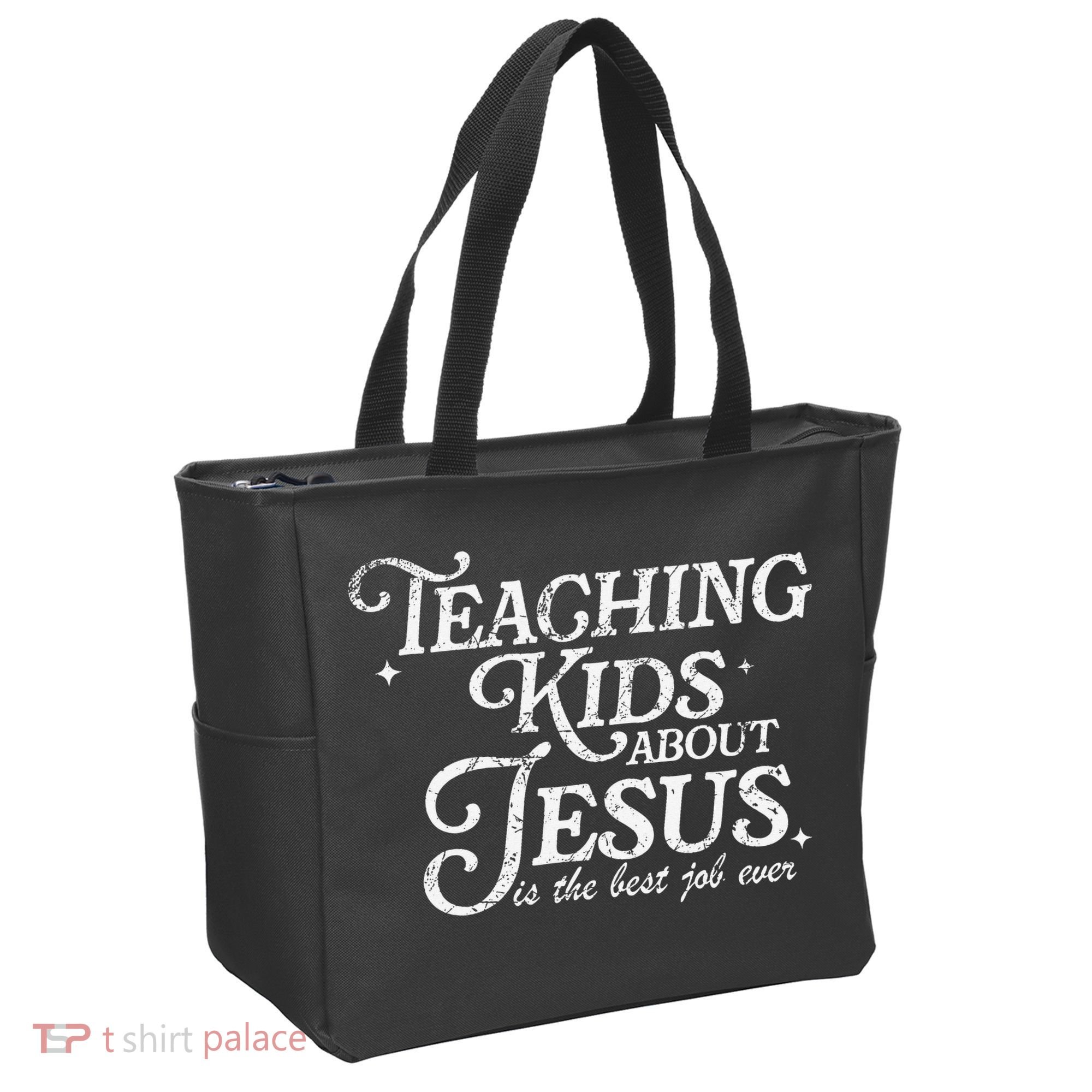 Teaching About Jesus Is The Best Job Ever Christian Tote Bag