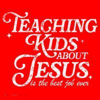 Teaching About Jesus Is The Best Job Ever Christian Santa Hat thumb 1