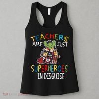 Teachers Are Just Superheroes In Disguise Women's Tank Top thumb 3