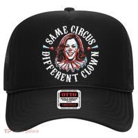 Trump Anti Kamala Harris Same Circus Different Clown Funny Gift Hat thumb 0