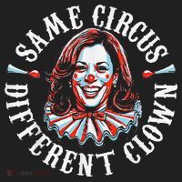 Trump Anti Kamala Harris Same Circus Different Clown Funny Gift Hat thumb 2