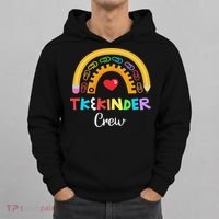 Tk And Kinder Crew Tk Teacher Transitional Kindergarten Prek Hoodie thumb 0