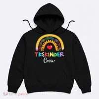Tk And Kinder Crew Tk Teacher Transitional Kindergarten Prek Hoodie thumb 0