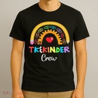 Tk And Kinder Crew Tk Teacher Transitional Kindergarten Prek T-Shirt thumb 3