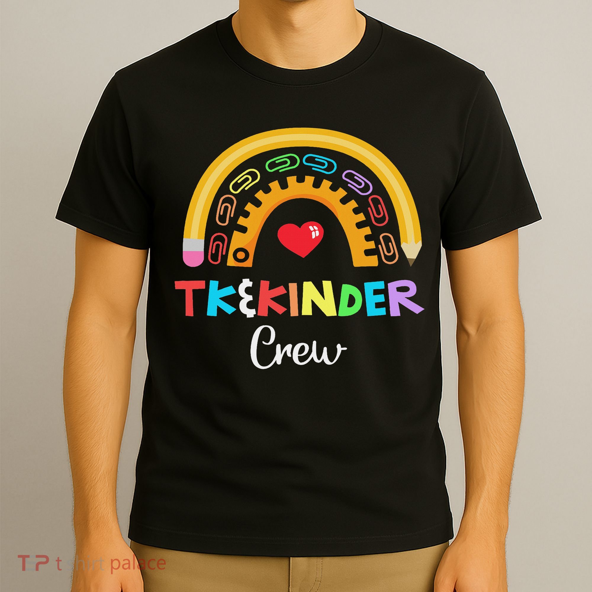 Tk And Kinder Crew Tk Teacher Transitional Kindergarten Prek T-Shirt