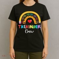Tk And Kinder Crew Tk Teacher Transitional Kindergarten Prek T-Shirt thumb 4