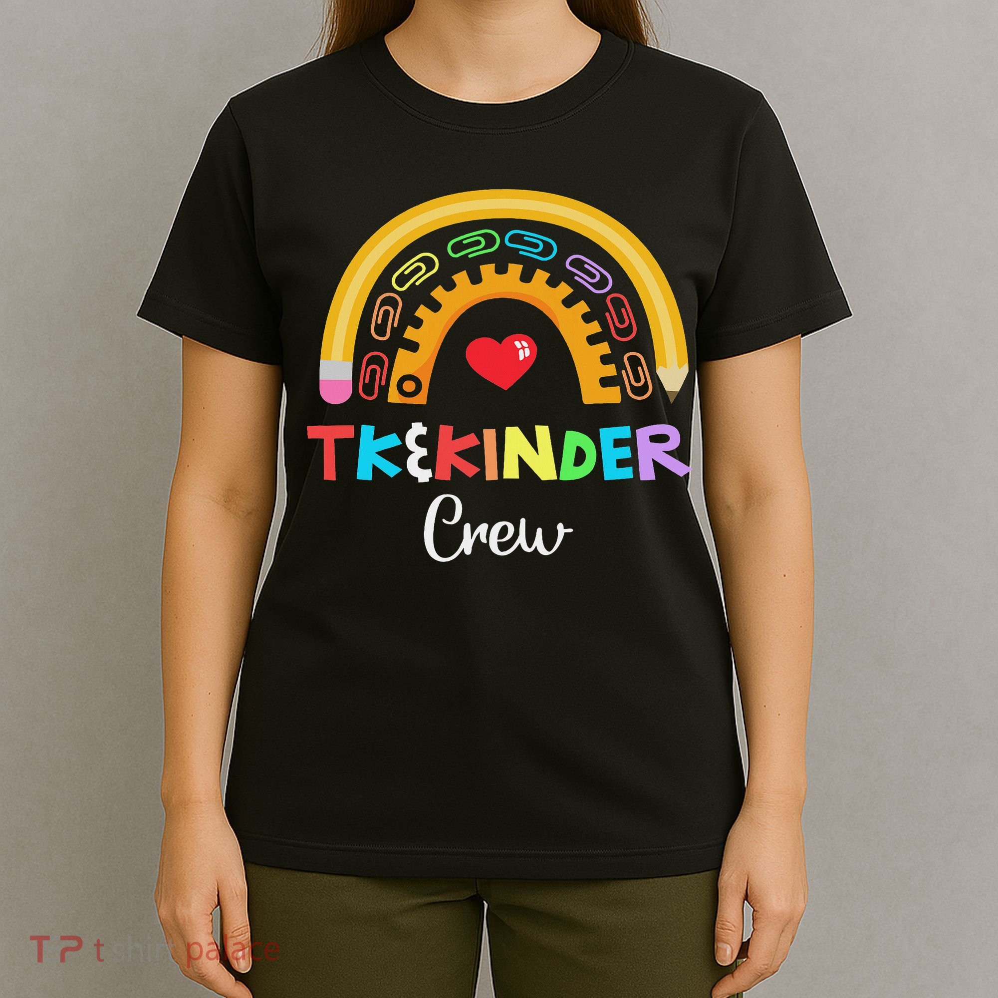 Tk And Kinder Crew Tk Teacher Transitional Kindergarten Prek T-Shirt