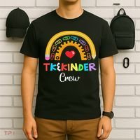 Tk And Kinder Crew Tk Teacher Transitional Kindergarten Prek T-Shirt thumb 6