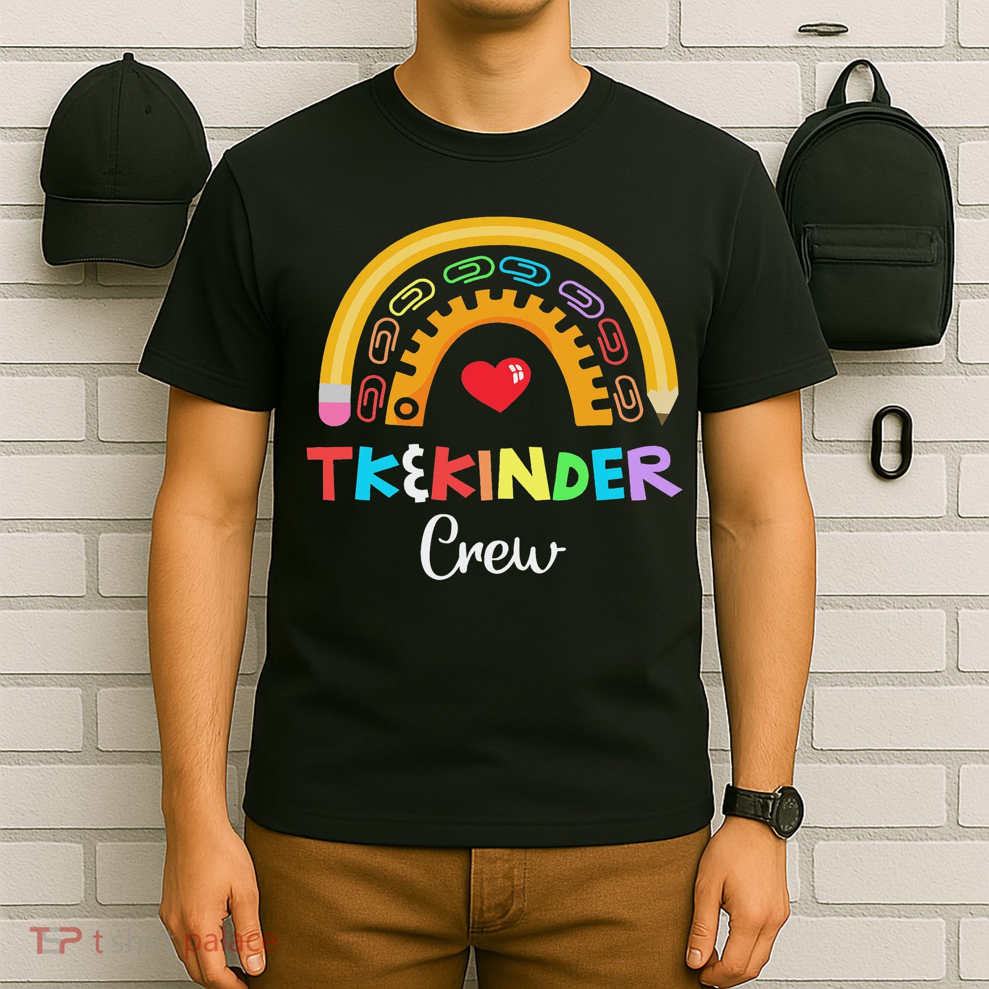 Tk And Kinder Crew Tk Teacher Transitional Kindergarten Prek T-Shirt