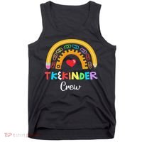 Tk And Kinder Crew Tk Teacher Transitional Kindergarten Prek Tank Top thumb 0
