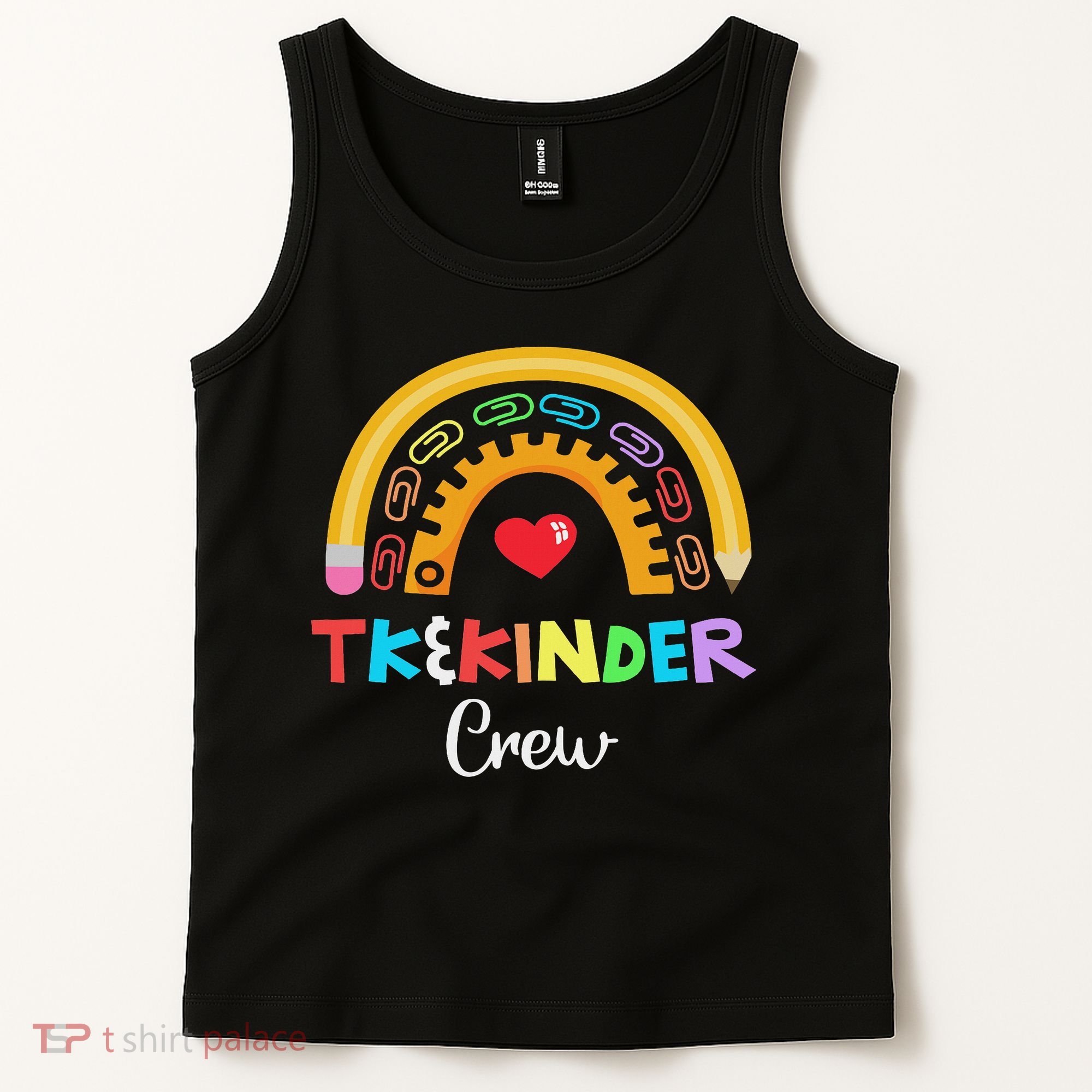 Tk And Kinder Crew Tk Teacher Transitional Kindergarten Prek Tank Top