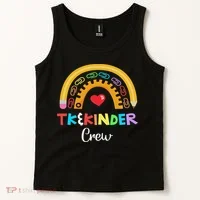 Tk And Kinder Crew Tk Teacher Transitional Kindergarten Prek Tank Top thumb 2