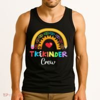 Tk And Kinder Crew Tk Teacher Transitional Kindergarten Prek Tank Top thumb 3