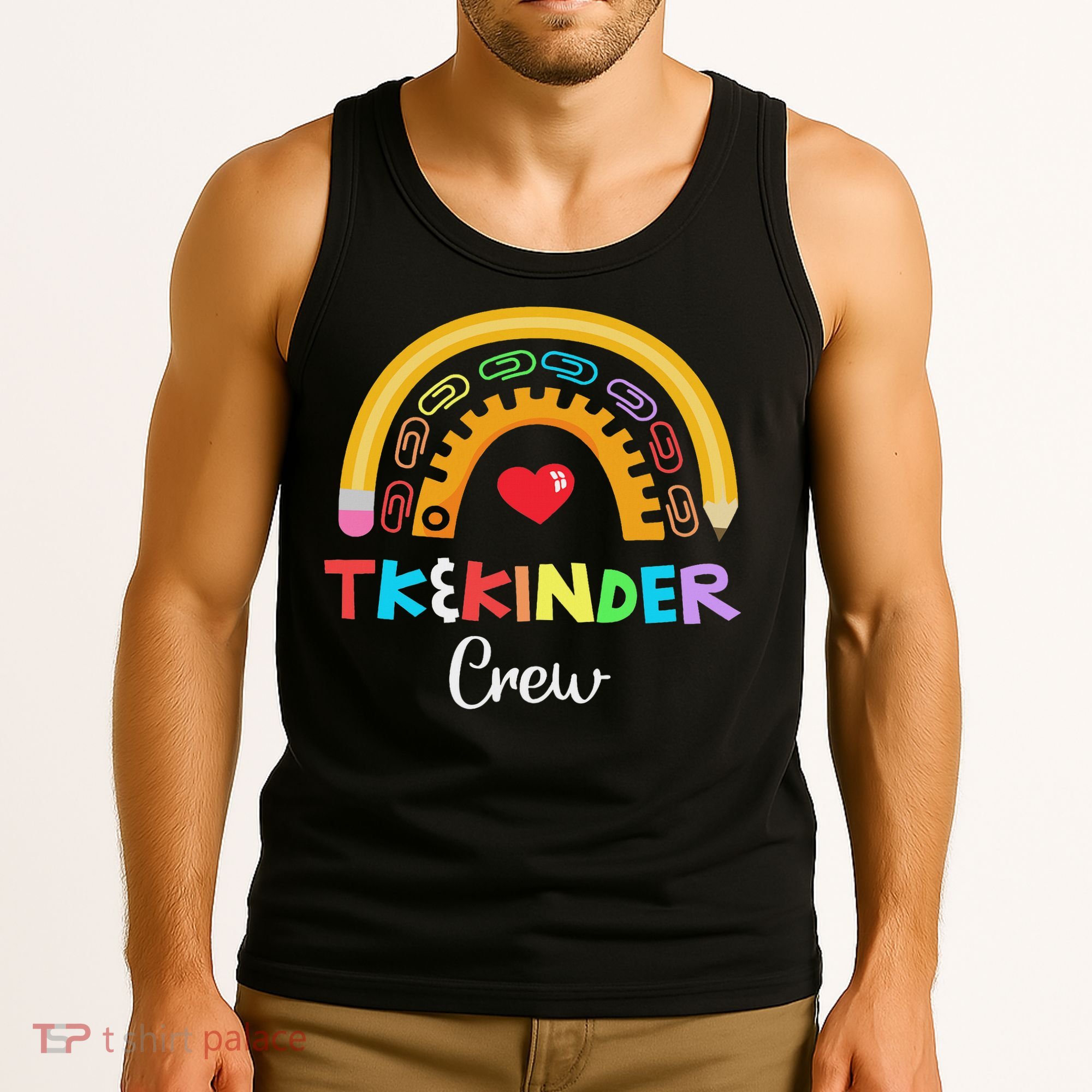 Tk And Kinder Crew Tk Teacher Transitional Kindergarten Prek Tank Top