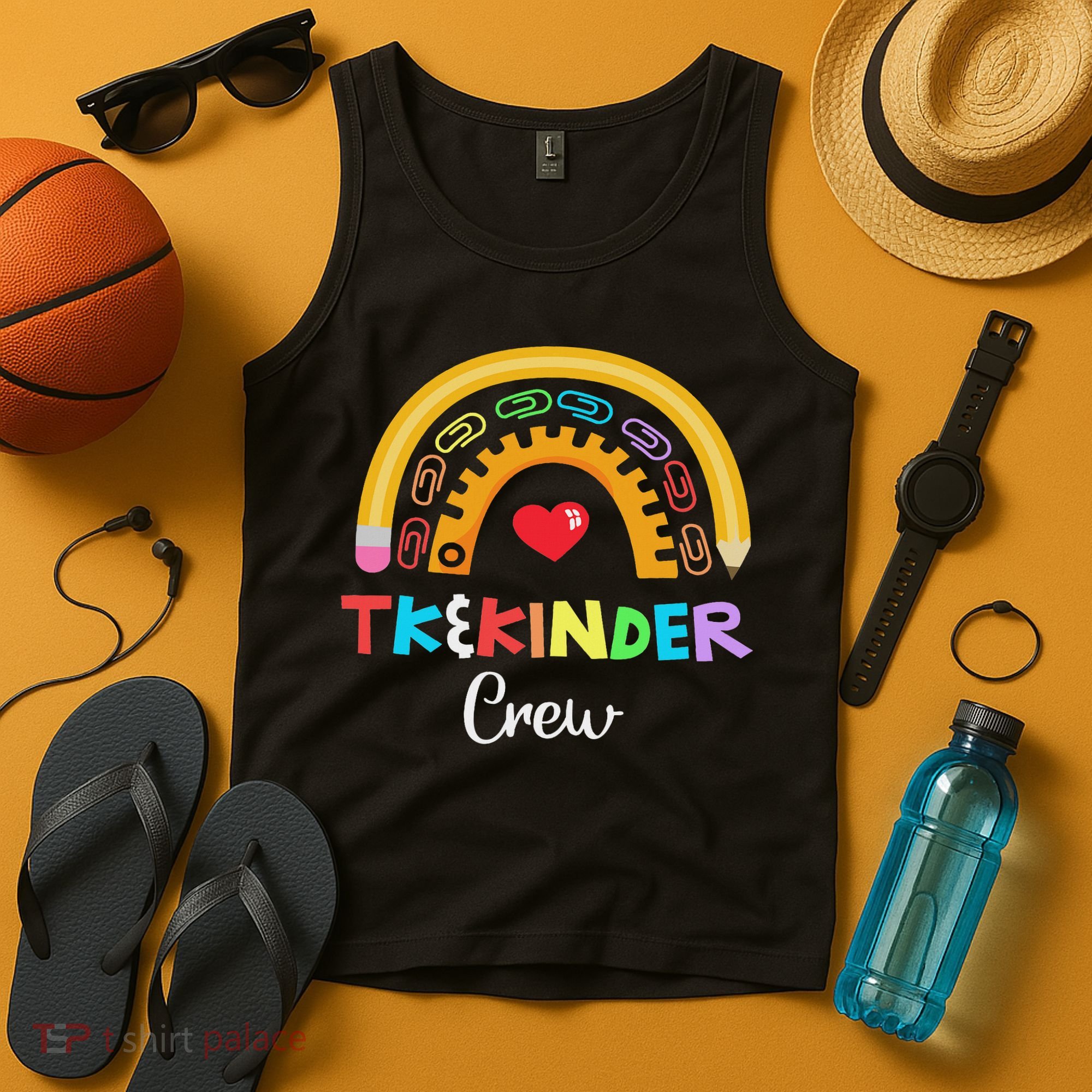 Tk And Kinder Crew Tk Teacher Transitional Kindergarten Prek Tank Top