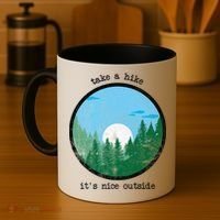 Take A Hike It's Nice Outside Coffee Mug thumb 4