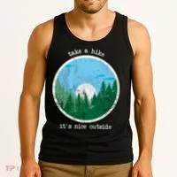 Take A Hike It's Nice Outside Tank Top thumb 3