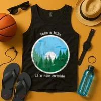 Take A Hike It's Nice Outside Tank Top thumb 4