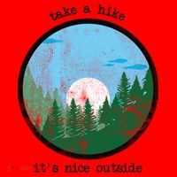 Take A Hike It's Nice Outside Santa Hat thumb 1
