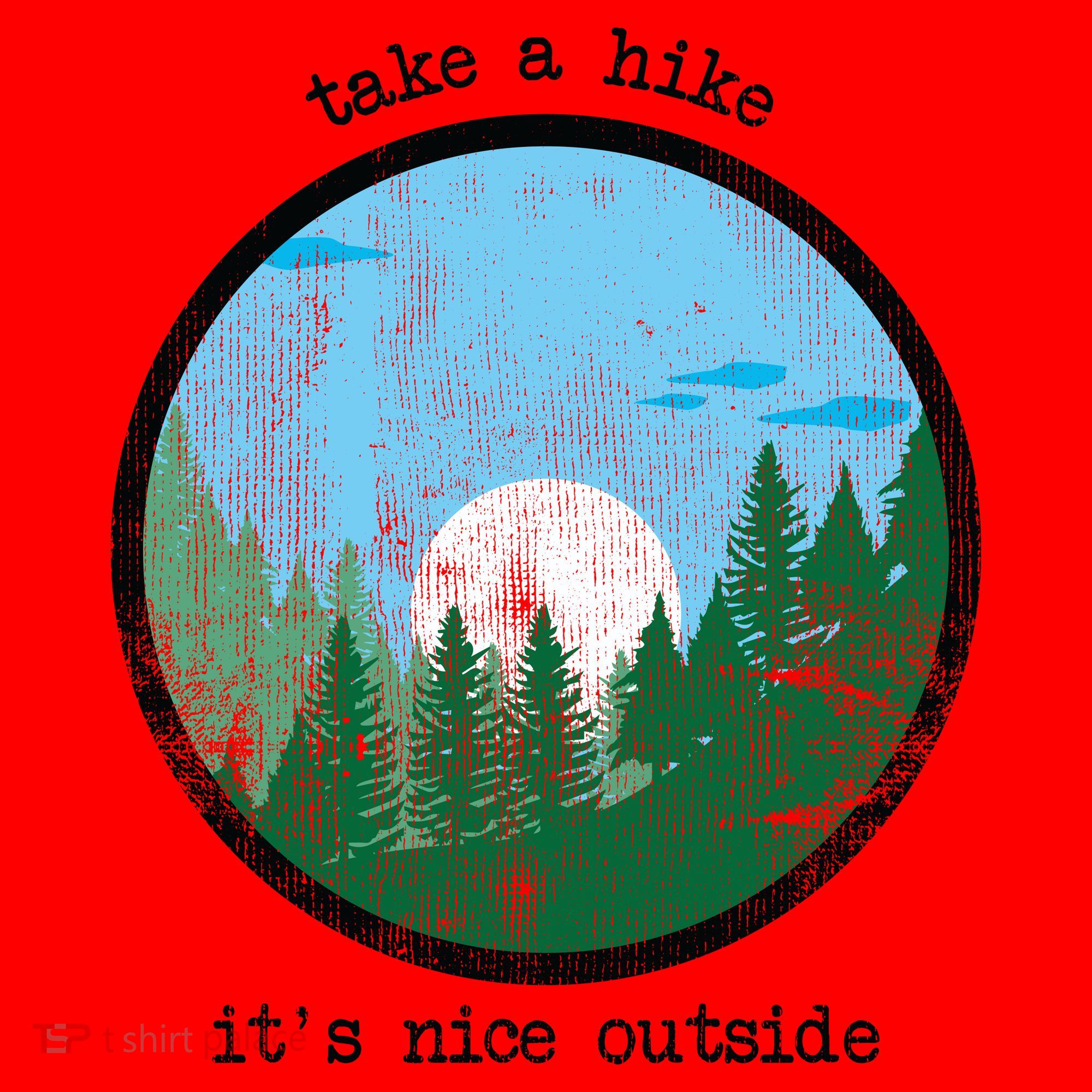 Take A Hike It's Nice Outside Santa Hat