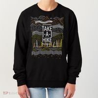 Take A Hike Outdoor Hiking And Camping Women's Sweatshirt thumb 0