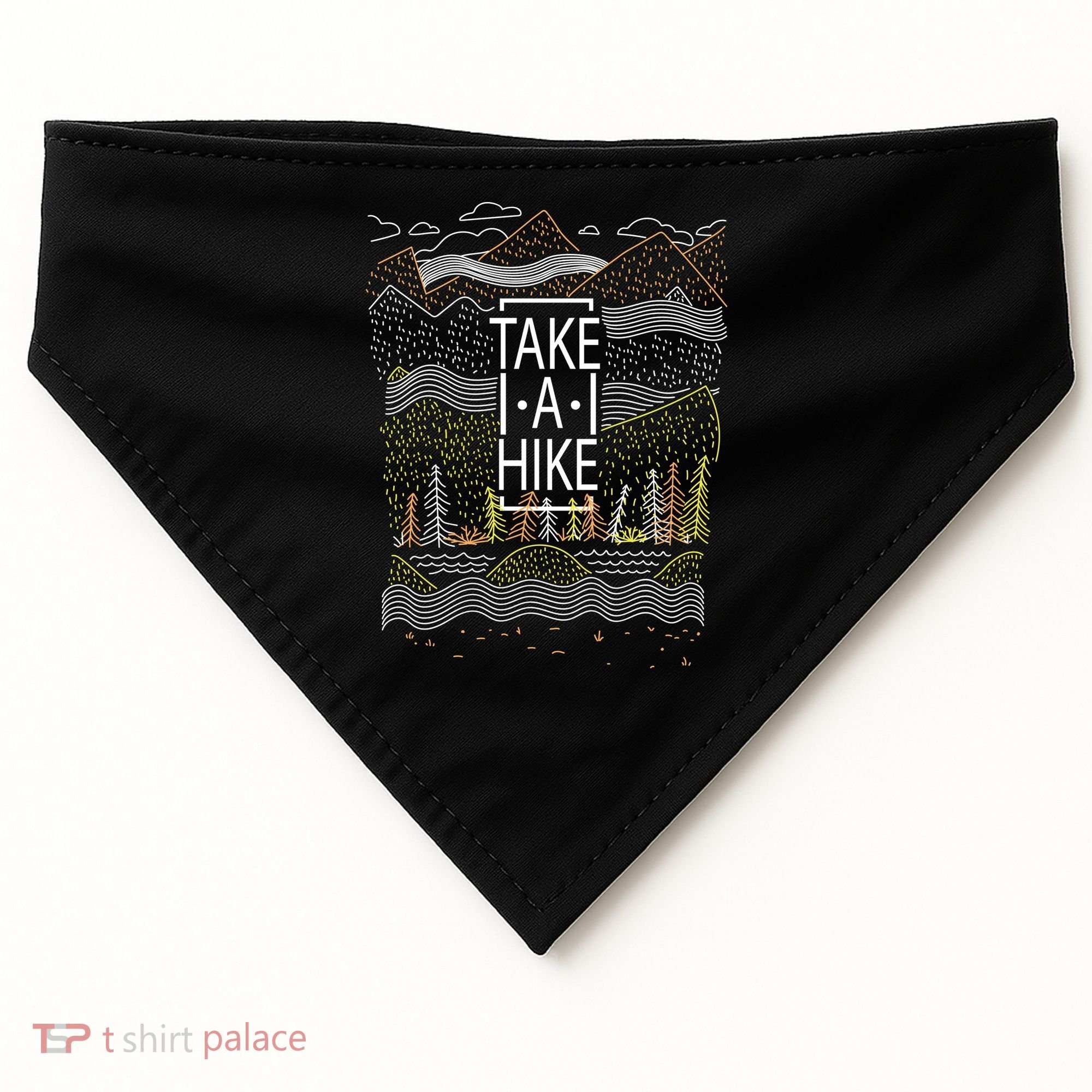 Take A Hike Outdoor Hiking And Camping USA-Made Doggie Bandana