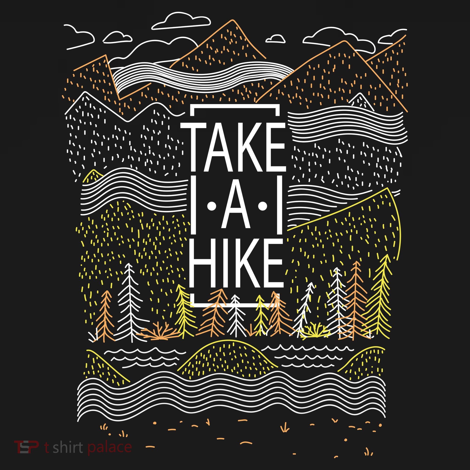 Take A Hike Outdoor Hiking And Camping USA-Made Doggie Bandana