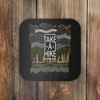 Take A Hike Outdoor Hiking And Camping Coaster thumb 0