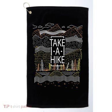 Take A Hike Outdoor Hiking And Camping Golf Towel
