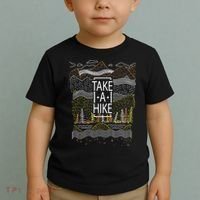 Take A Hike Outdoor Hiking And Camping Toddler T-Shirt thumb 2