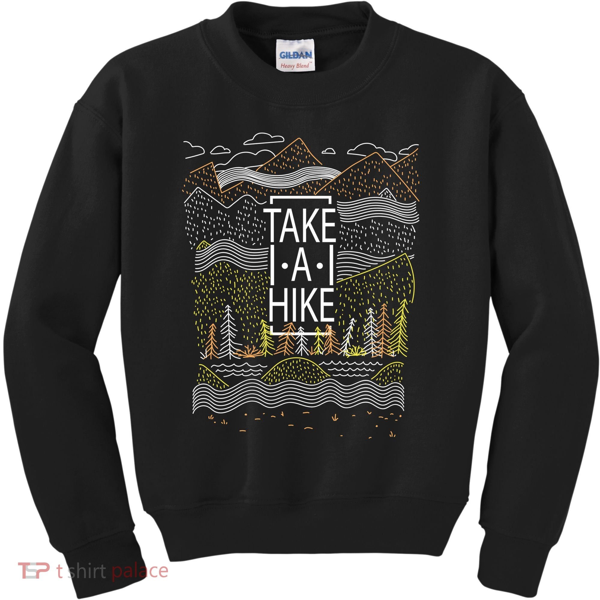 Take A Hike Outdoor Hiking And Camping Kids Sweatshirt