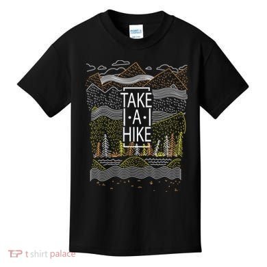 Take A Hike Outdoor Hiking And Camping Kids T-Shirt