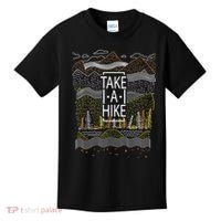 Take A Hike Outdoor Hiking And Camping Kids T-Shirt thumb 0
