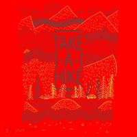Take A Hike Outdoor Hiking And Camping Santa Hat thumb 1