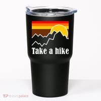 Take A Hike Sunset Funny Hiking Tumbler thumb 0
