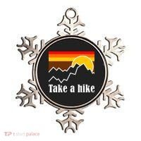 Take A Hike Sunset Funny Hiking Ornament thumb 0