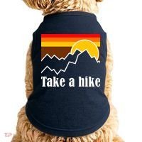 Take A Hike Sunset Funny Hiking Doggie Tank thumb 0