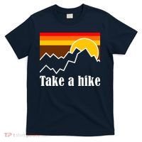 Take A Hike Sunset Funny Hiking T-Shirt thumb 0