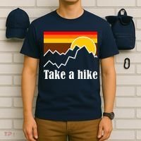 Take A Hike Sunset Funny Hiking T-Shirt thumb 6