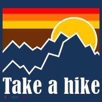 Take A Hike Sunset Funny Hiking Mousepad thumb 1