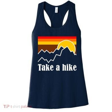 Take A Hike Sunset Funny Hiking Women's Tank Top